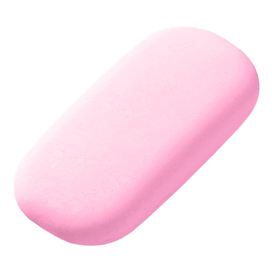 Kids Oval Rubber Erasers Pink